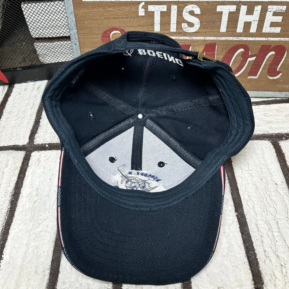Boeing Aircraft Planes Hat Cap Adult Mens Strapback Patch Airlift Tankers
